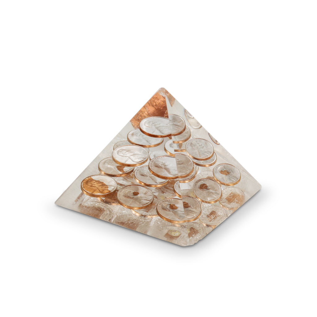 Penny Pyramid Paperweight (A+D)