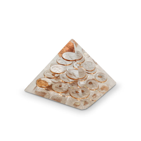 Penny Pyramid Paperweight (A+D)