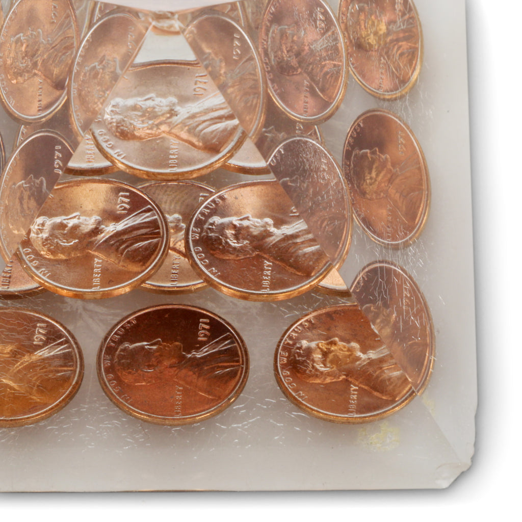 Penny Pyramid Paperweight (A+D)
