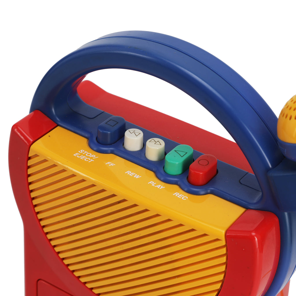 Red Sony Kids Cassette Player w/ Microphone
