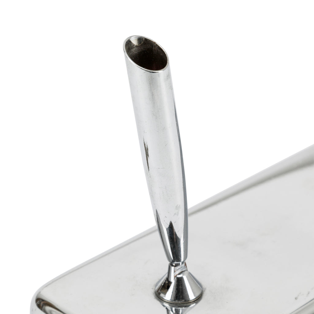 Vintage Chrome Double Pen Holder