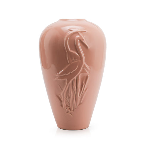 Pink Heron Vase (A+D)
