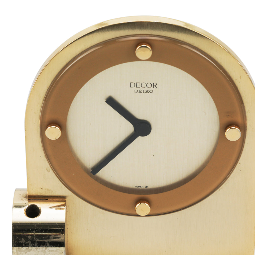 Gold / Brass Seiko Desk Clock