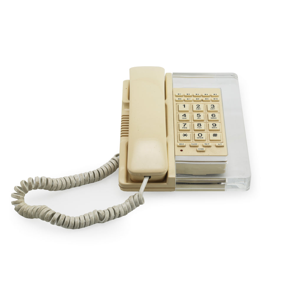Vintage Tan / Acrylic Telephone