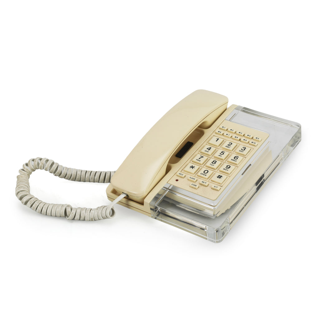 Vintage Tan / Acrylic Telephone