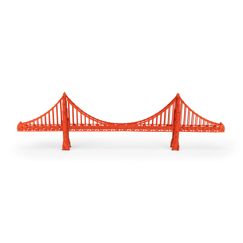 Orange Suspension Bridge Table Sculpture