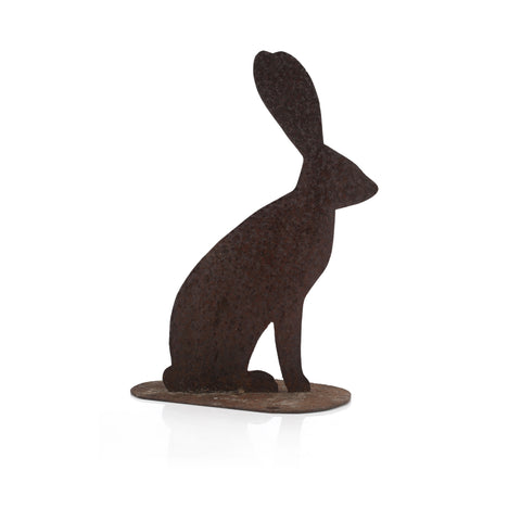 Rustic Rabbit Lawn Ornament