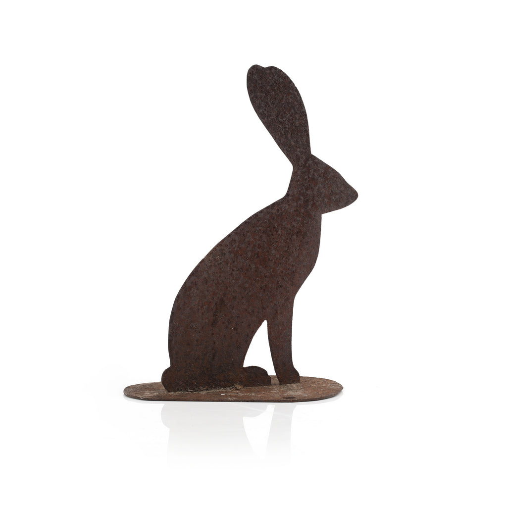 Rustic Rabbit Lawn Ornament