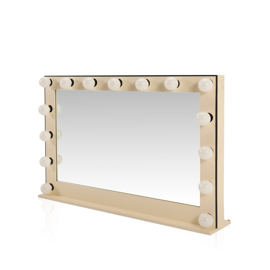 Large Cream Vanity Mirror