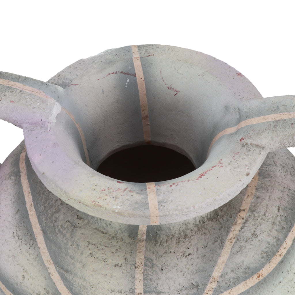 Large Multi-Color Ceramic Vase (A+D)