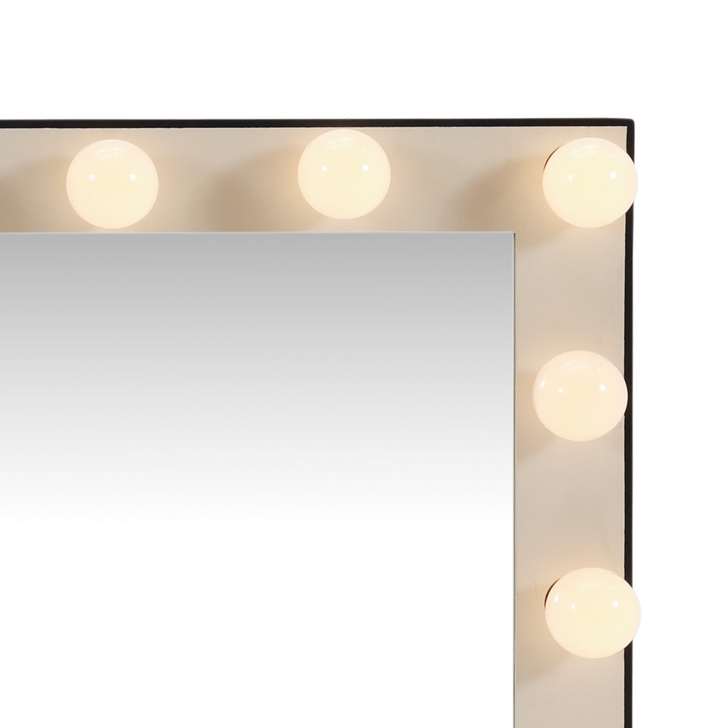 Large Cream Vanity Mirror