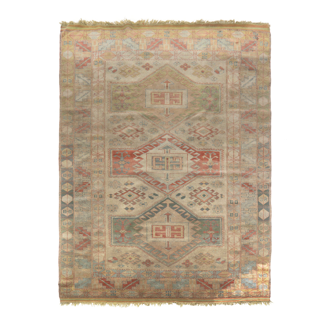 Brown Faded Desert Persian Rug