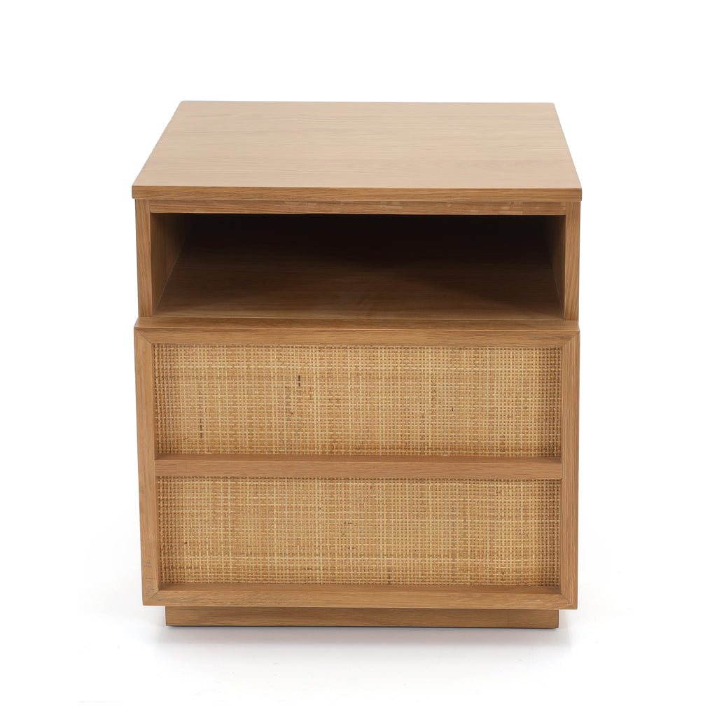 Wood & Cane Nightstand