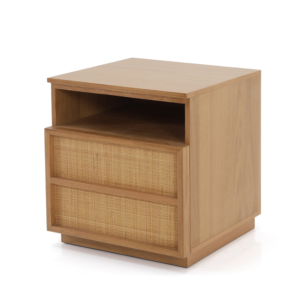 Wood & Cane Nightstand