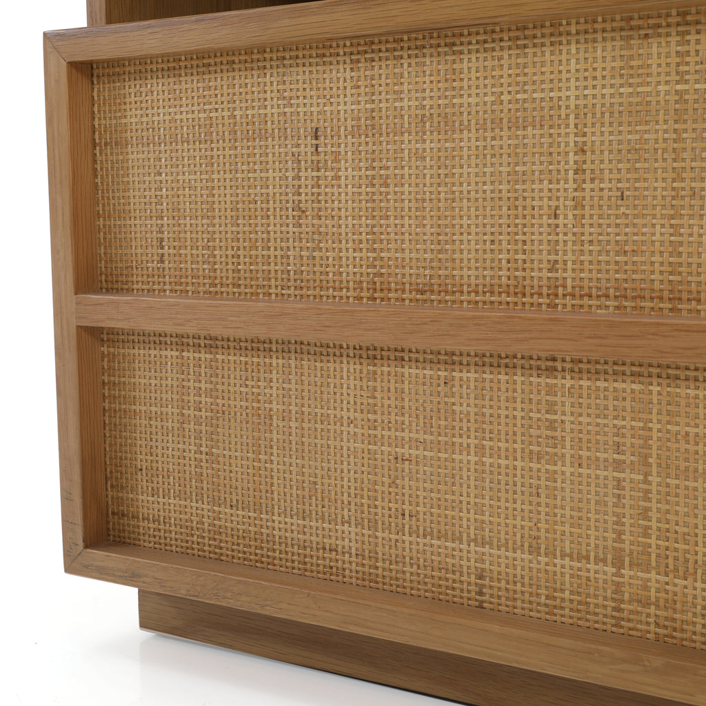 Wood & Cane Nightstand