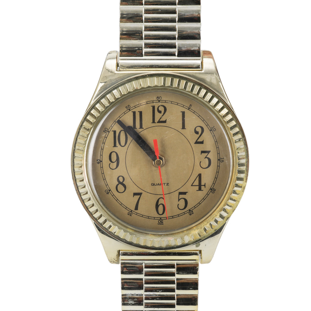 Gold Watch Wall Clock