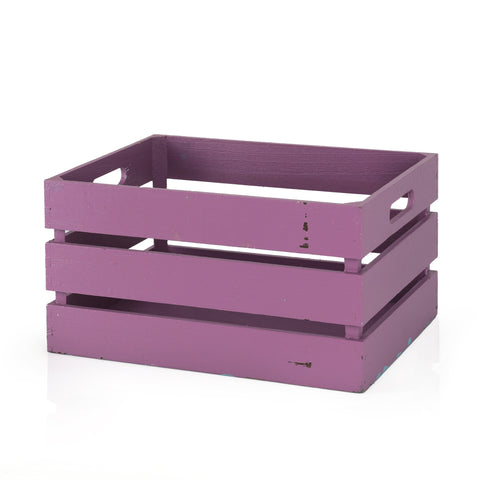 Purple Wooden Crates