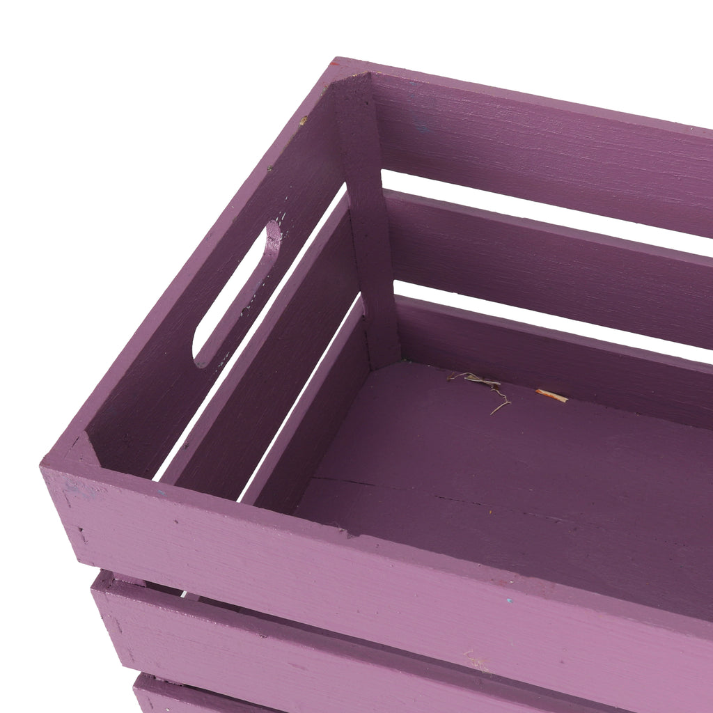 Purple Wooden Crates