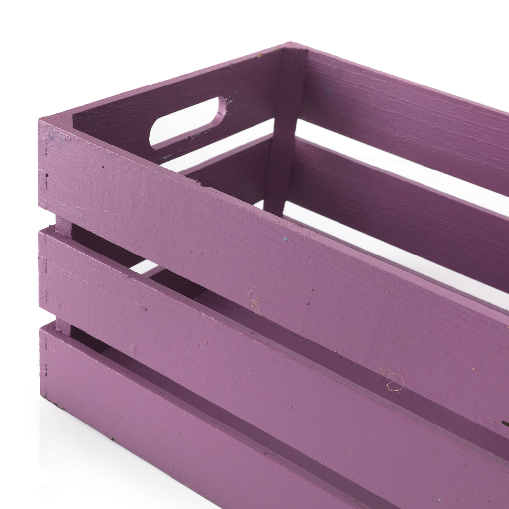 Purple Wooden Crates