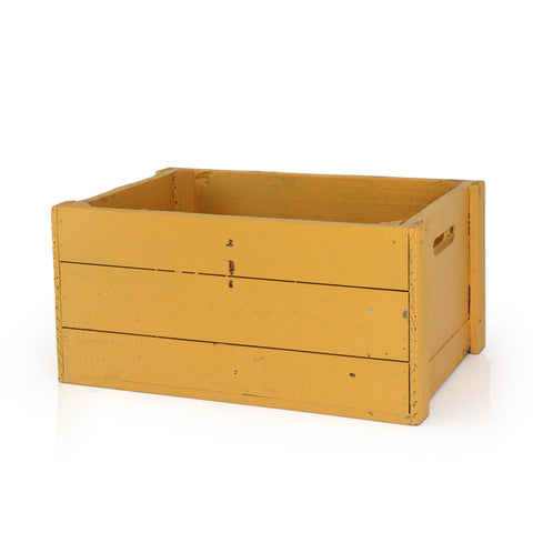 Yellow Wooden Crate 2