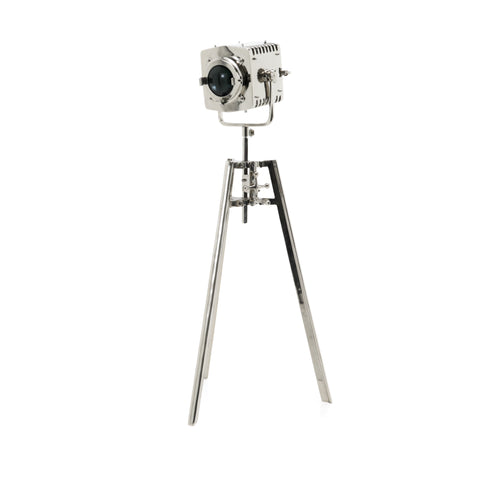 Modern Chrome Spotlight Floor Lamp