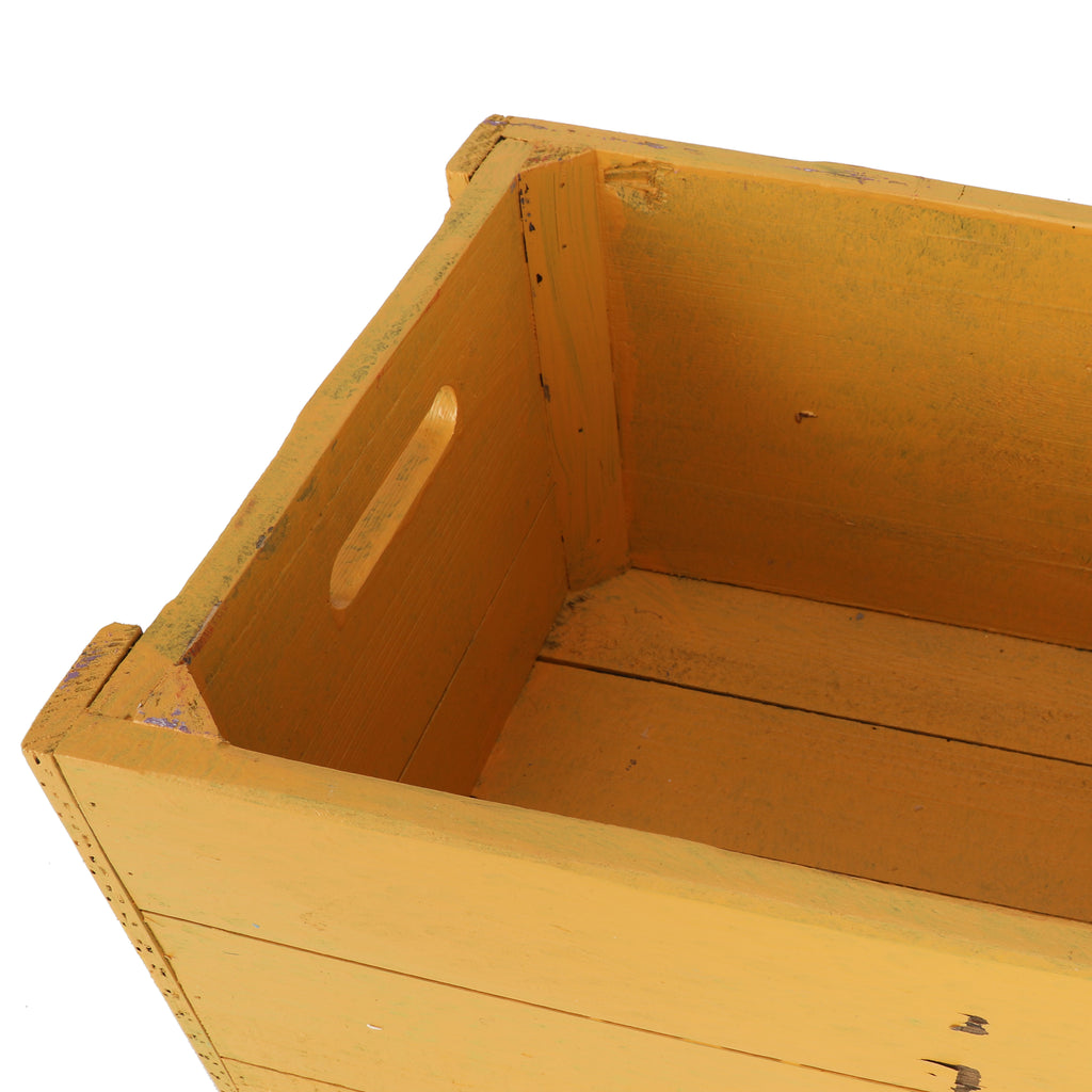 Yellow Wooden Crate 2