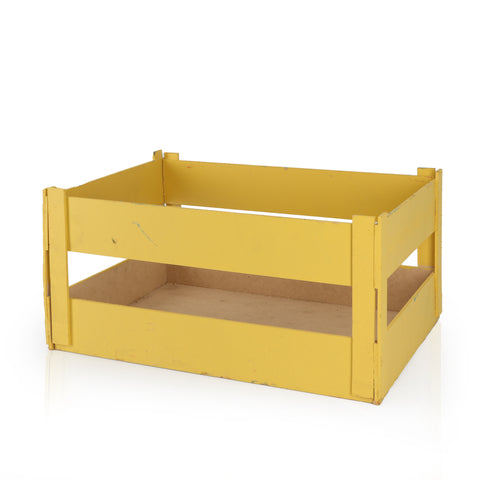 Yellow Wooden Crate 3