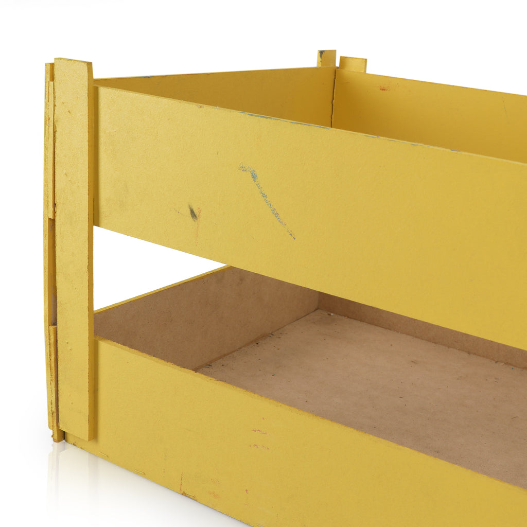 Yellow Wooden Crate 3