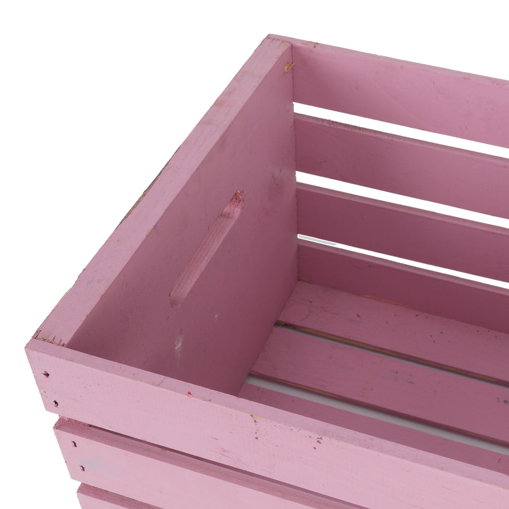 Pink Wooden Crate 2