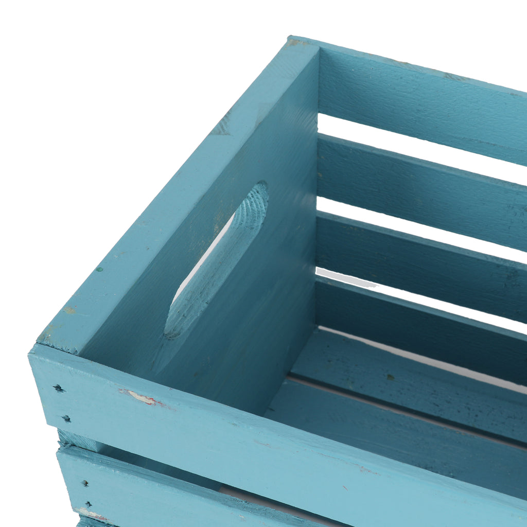 Blue Square Crate