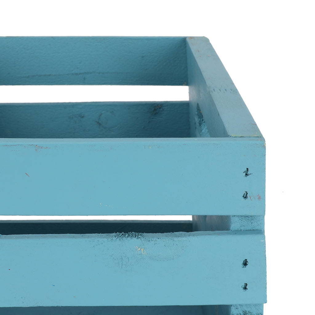 Blue Square Crate