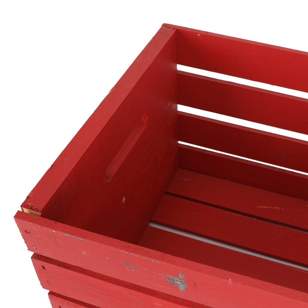 Red Wooden Crate 2