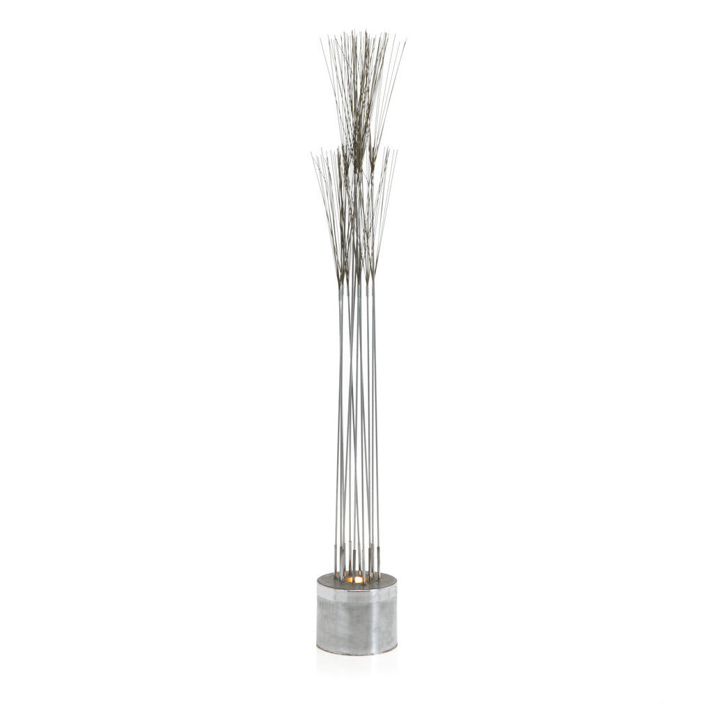 Chrome Wire Floor Lamp