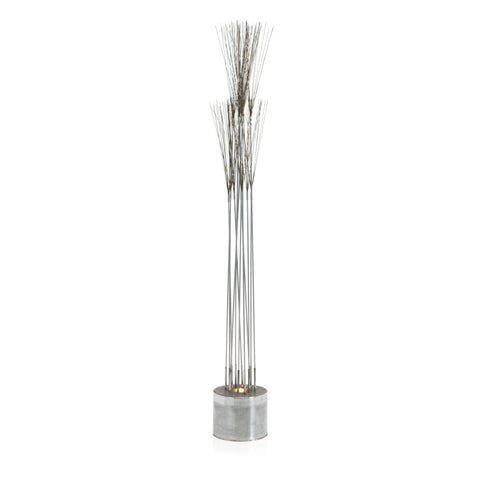 Chrome Wire Floor Lamp