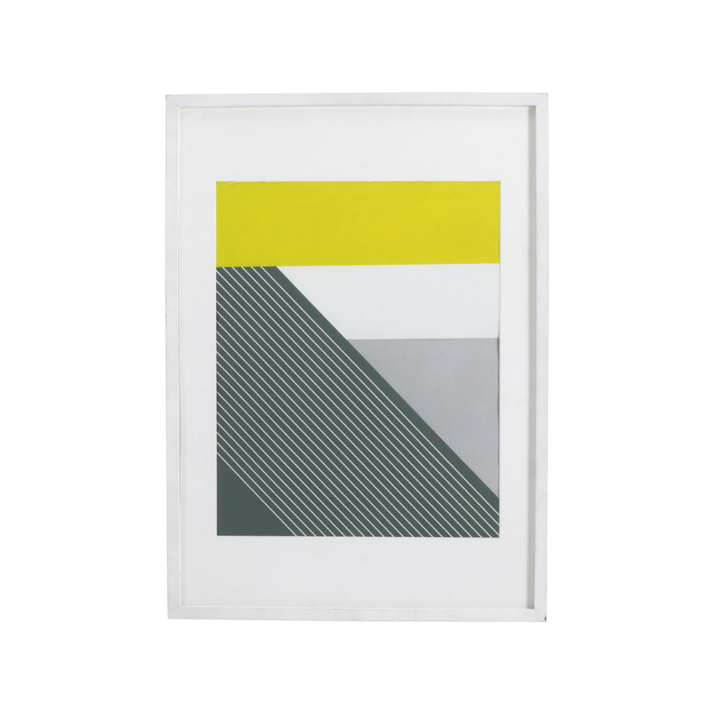 0338 Black White And Yellow Graphic Print (A+D)