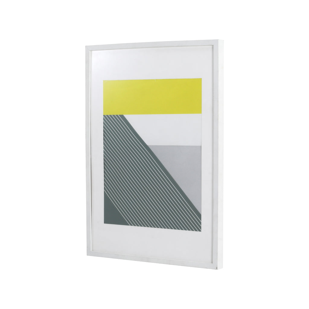 0338 Black White And Yellow Graphic Print (A+D)
