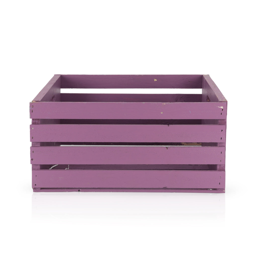 Purple Wooden Crates