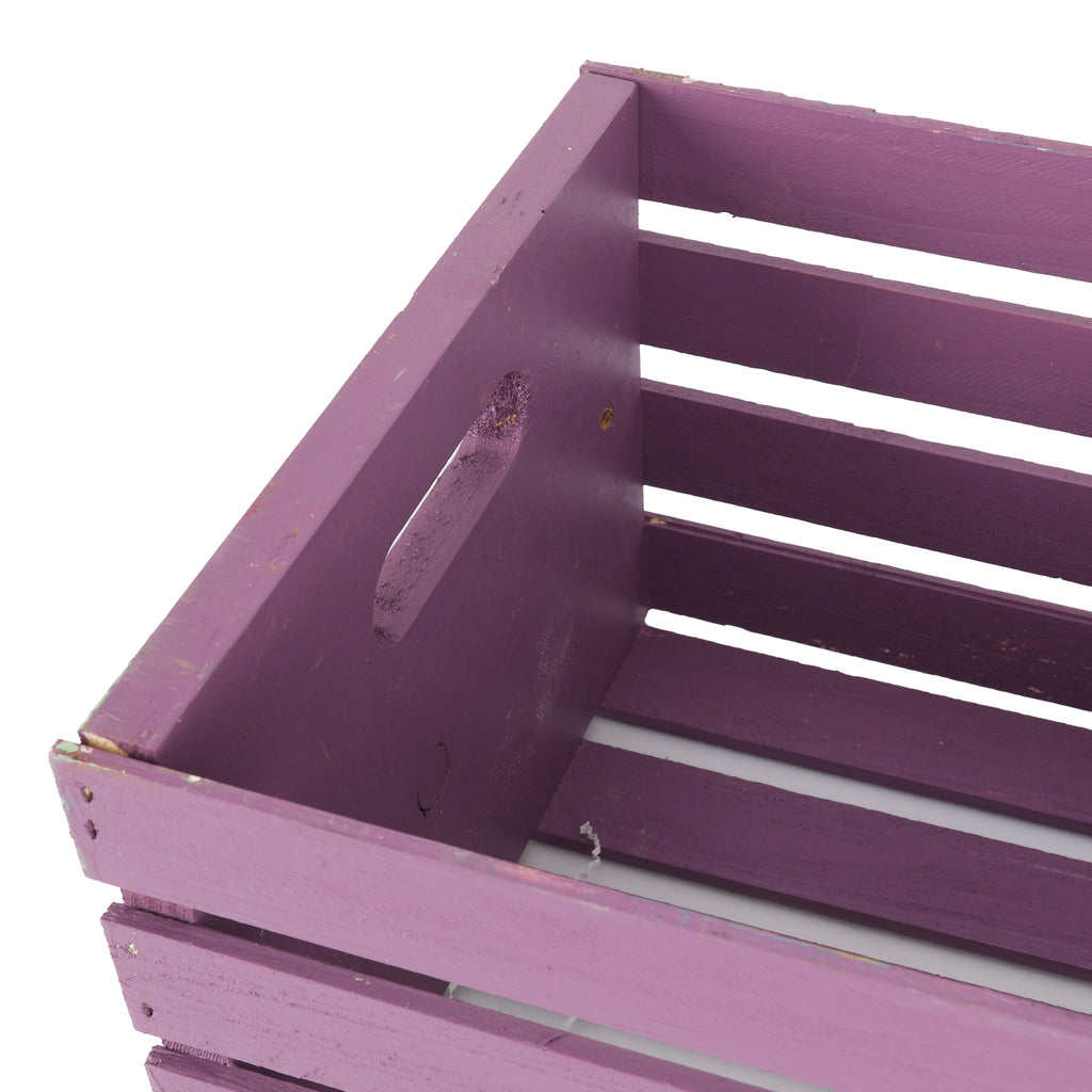 Purple Wooden Crates