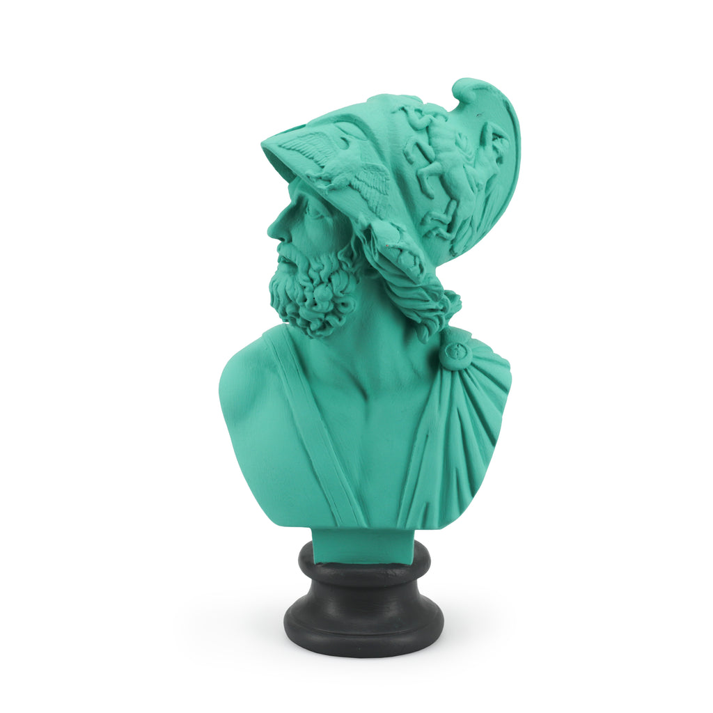 Turquoise Menelaus King of Sparta Bust