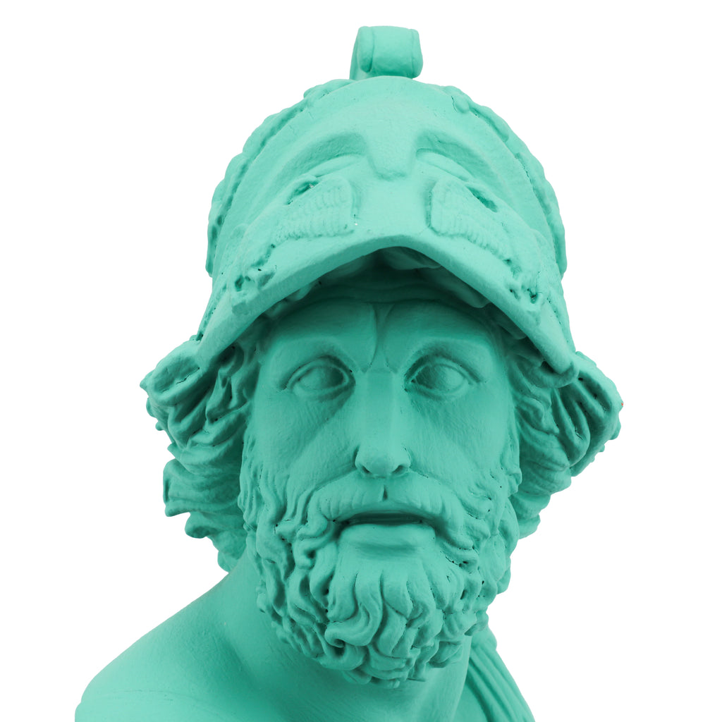 Turquoise Menelaus King of Sparta Bust