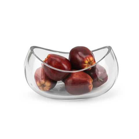 Glass Bowl w/ Faux Fruit