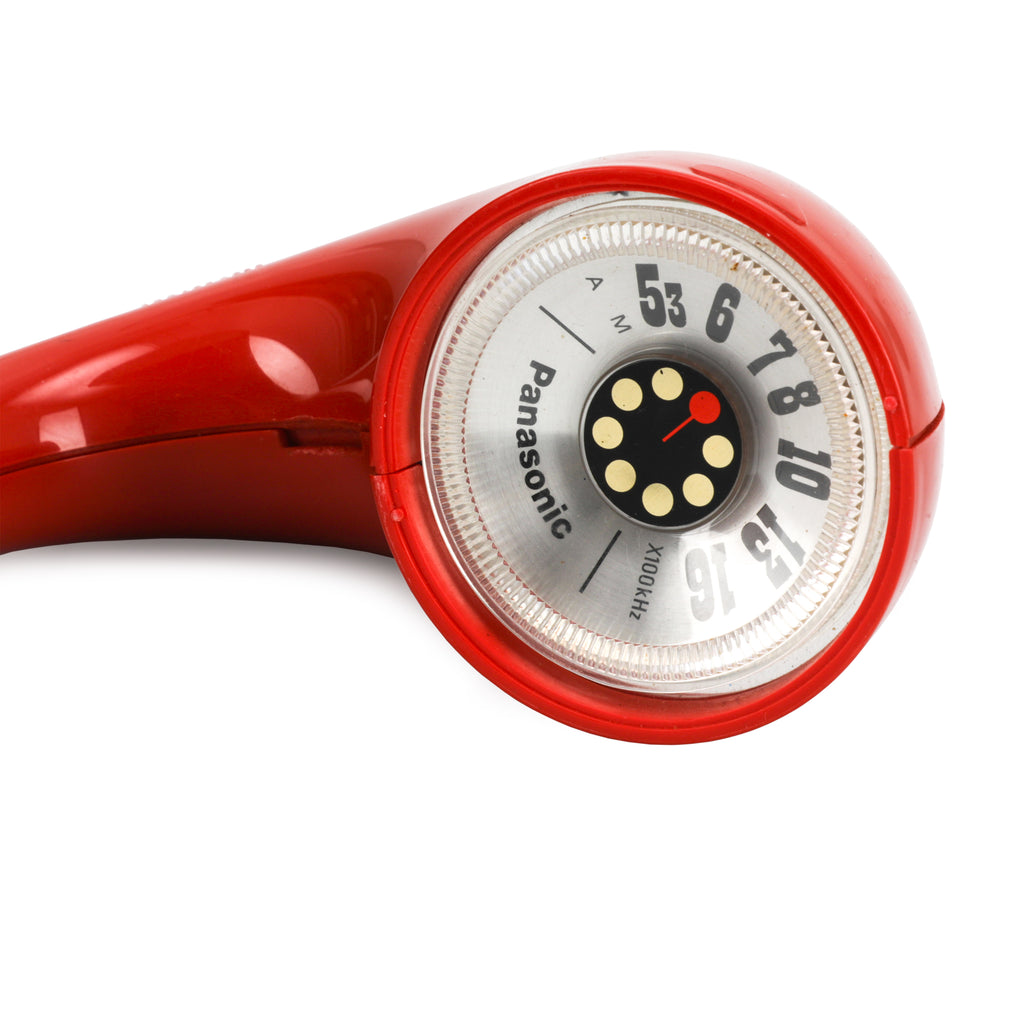 Red Panasonic Toot-A-Loop Radio