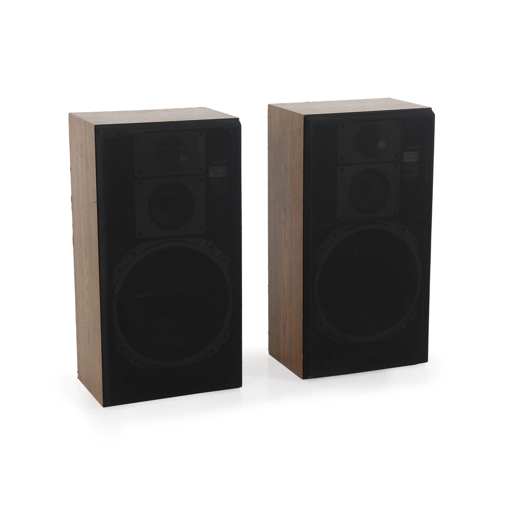 Brown Wood Technics Speaker Pair