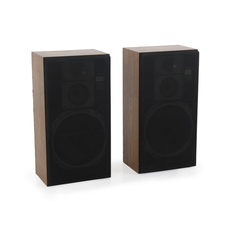 Brown Wood Technics Speaker Pair