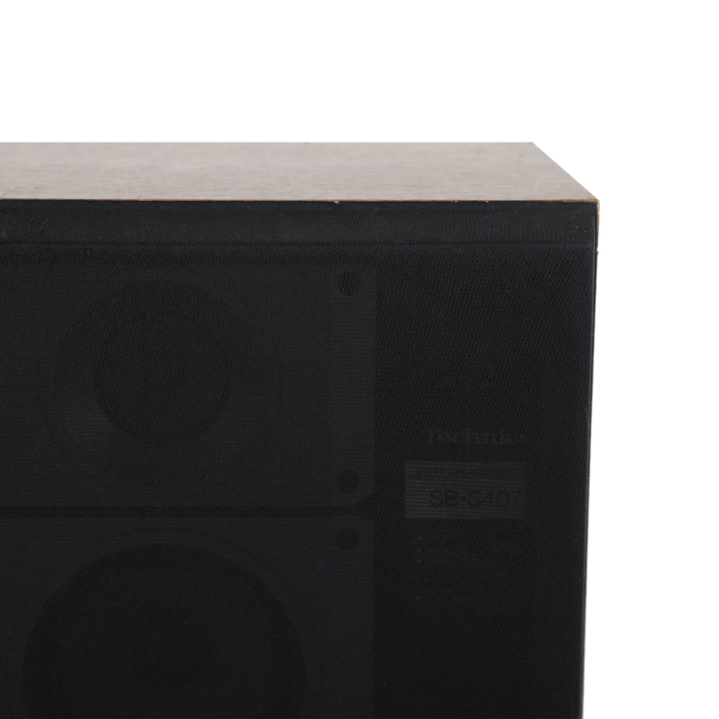 Brown Wood Technics Speaker Pair