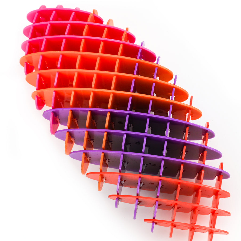 Orange / Purple Grid Toy