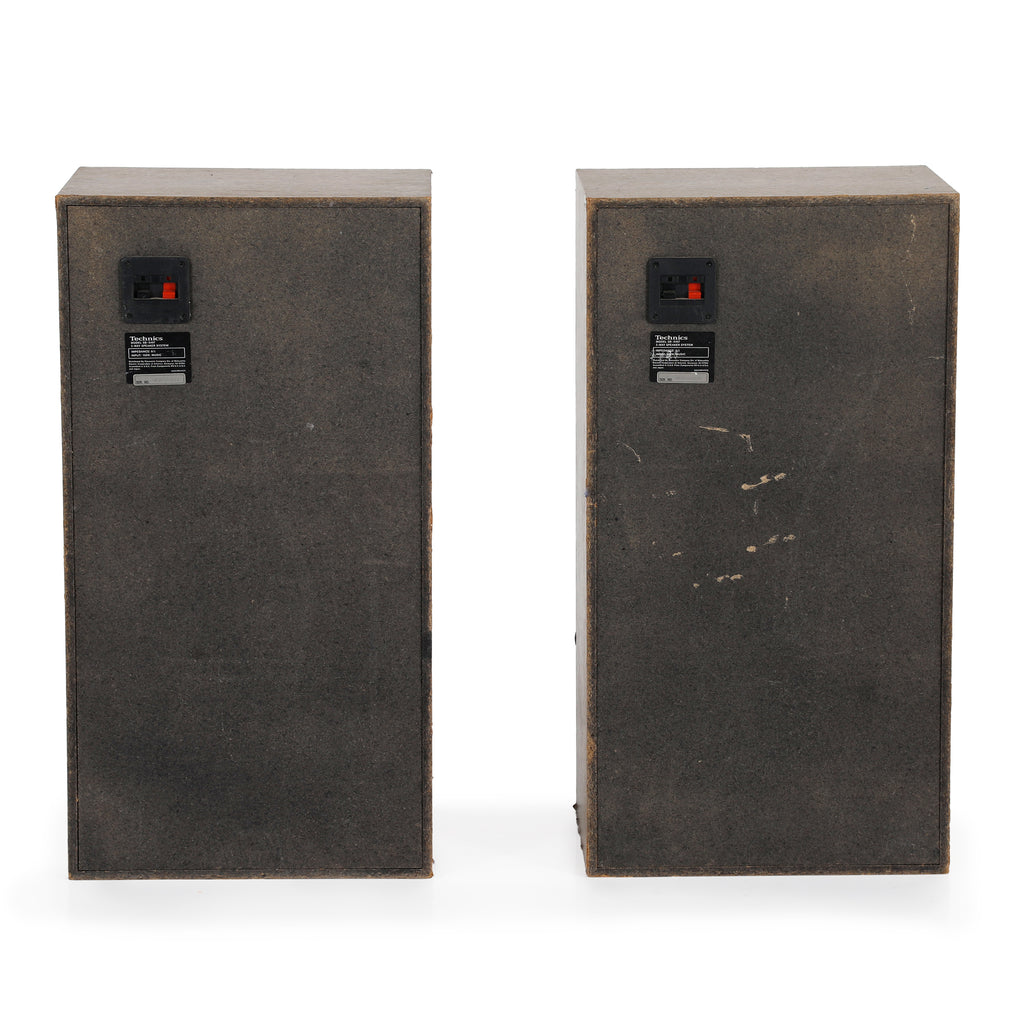 Brown Wood Technics Speaker Pair
