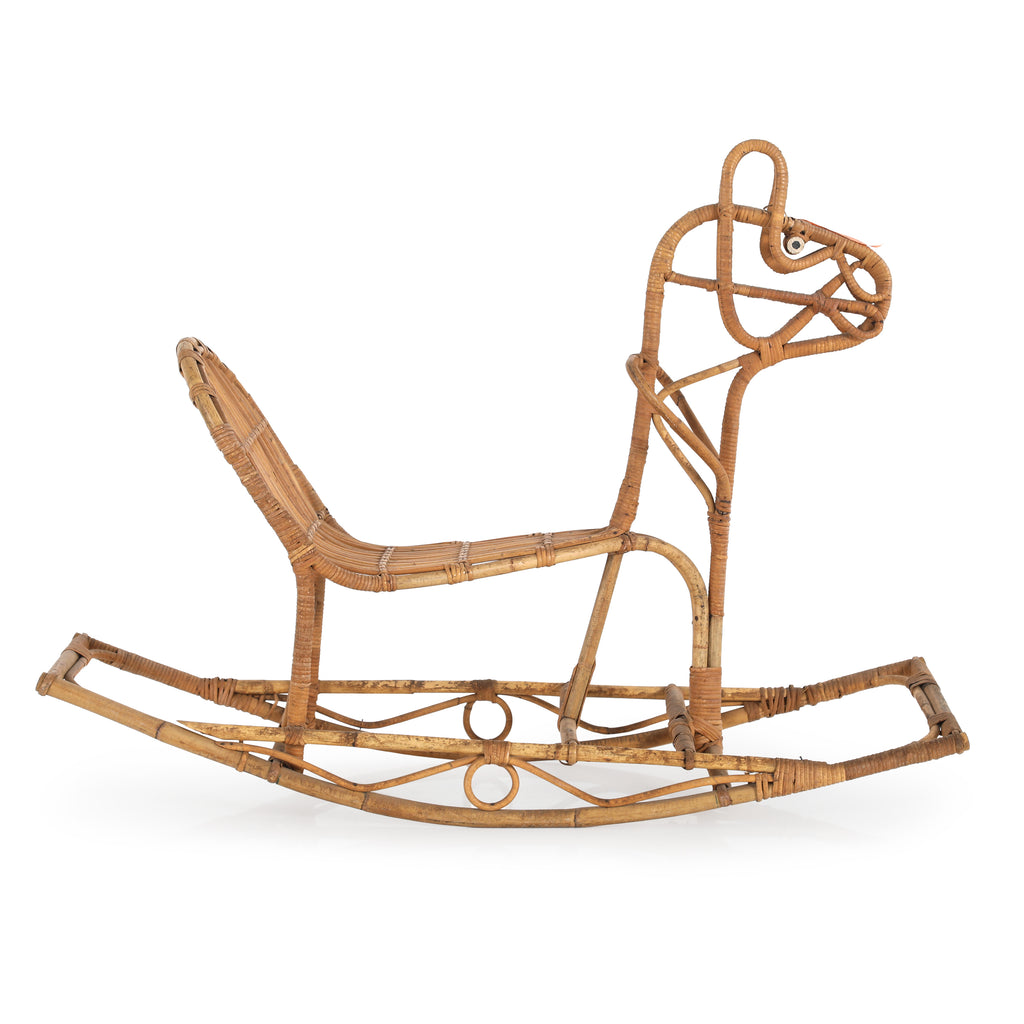 Wicker Rocking Horse