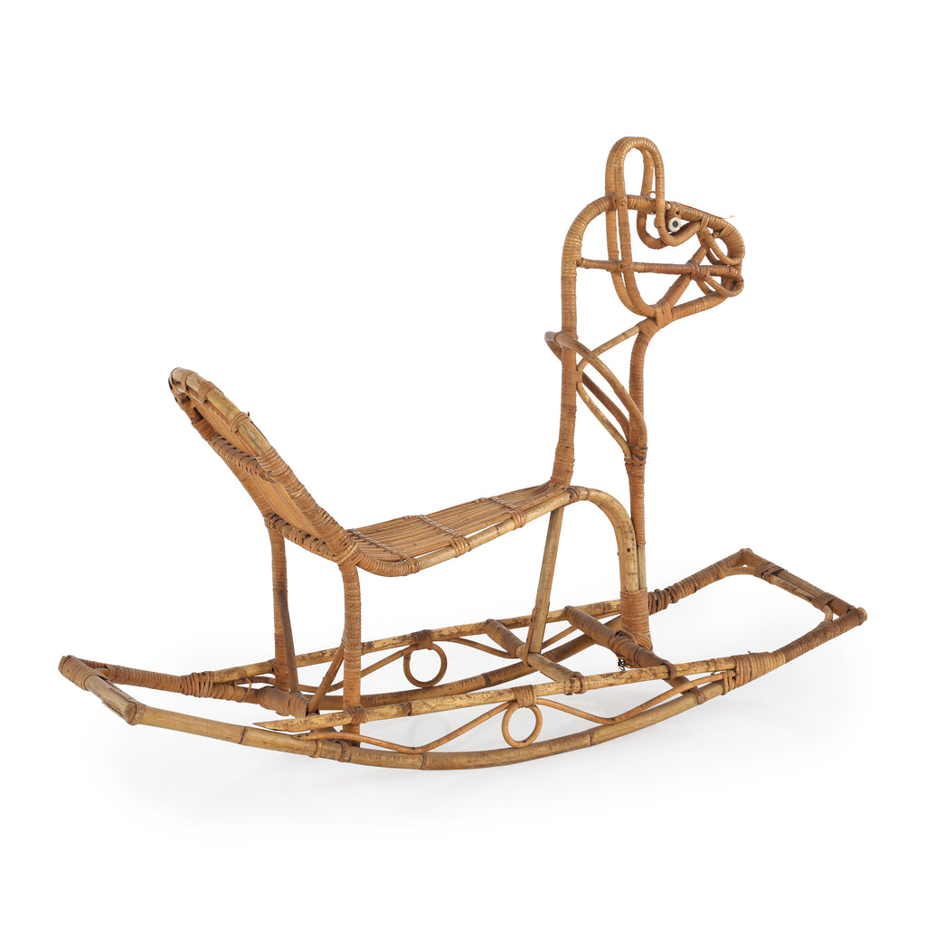 Wicker Rocking Horse