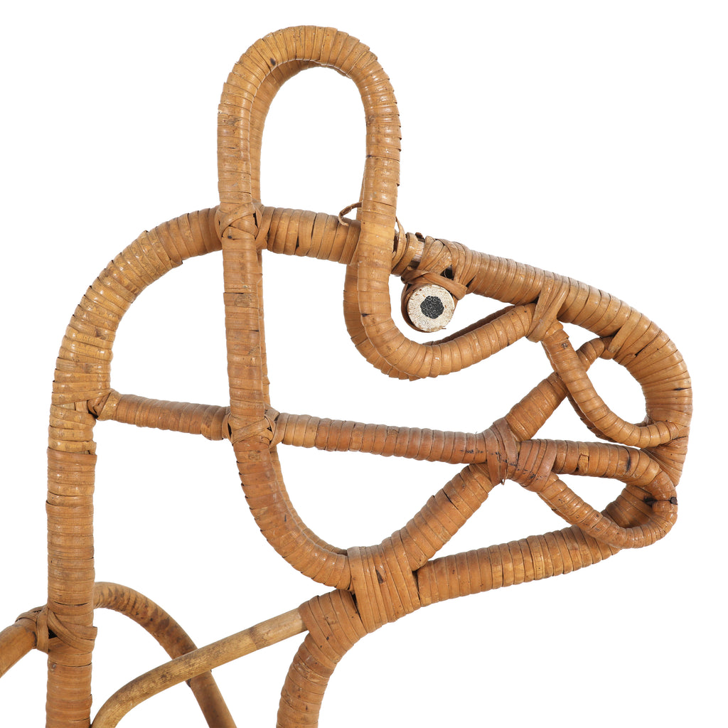 Wicker Rocking Horse